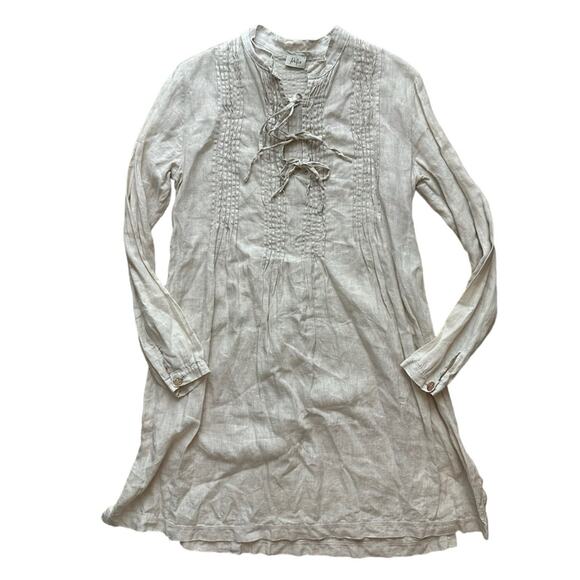 Arte Pura Linen Kaftan in Allen Farben Size Medium - Picture 4 of 12